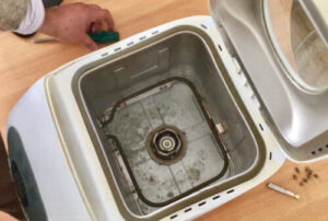 Maquina de pan no gira la paleta amasadora