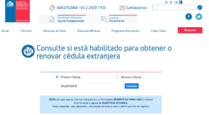 Consulte si está habilitado para obtener o renovar cédula extranjera